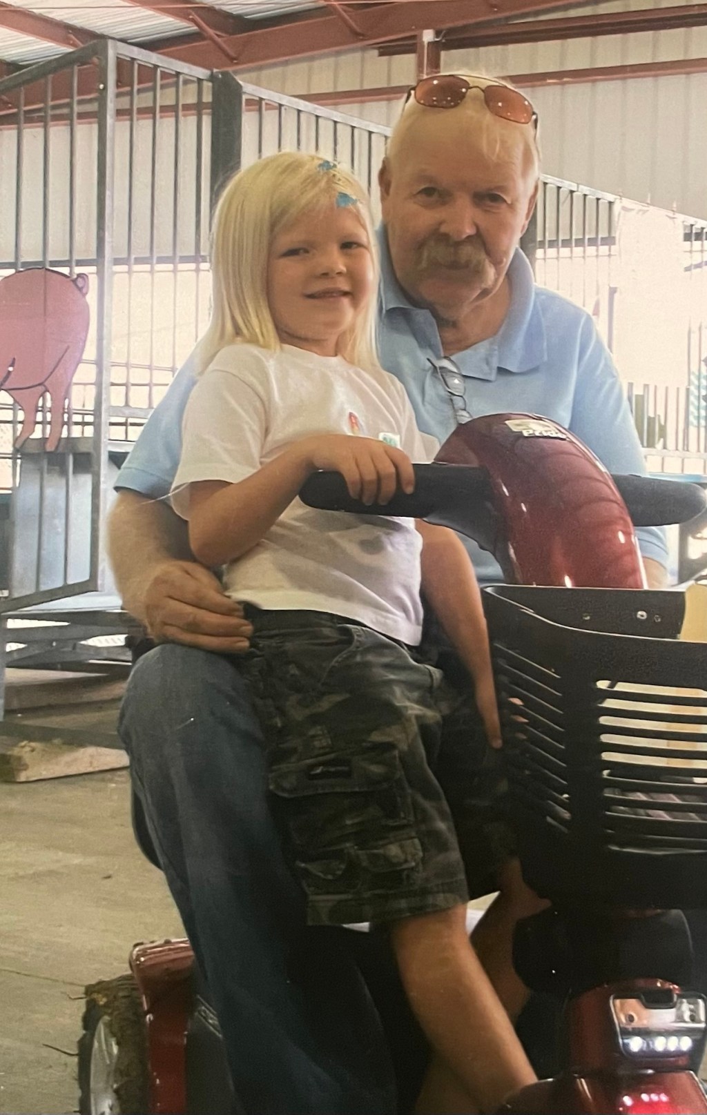 A cardinal, Grandpa Jim’s&nbsp;Sign…